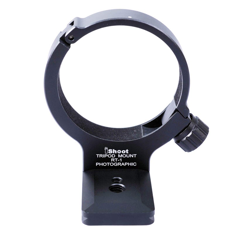 iShoot Improved 68mm Lens Collar Tripod Mount Ring for Nikon AF-S 300mm F/4E PF ED VR and Nikon AF-S 70-200mm F/4G ED VR Lens, with ARCA-Swiss Fit Quick Release Plate for Arca Type Tripod Ball Head - Image 1